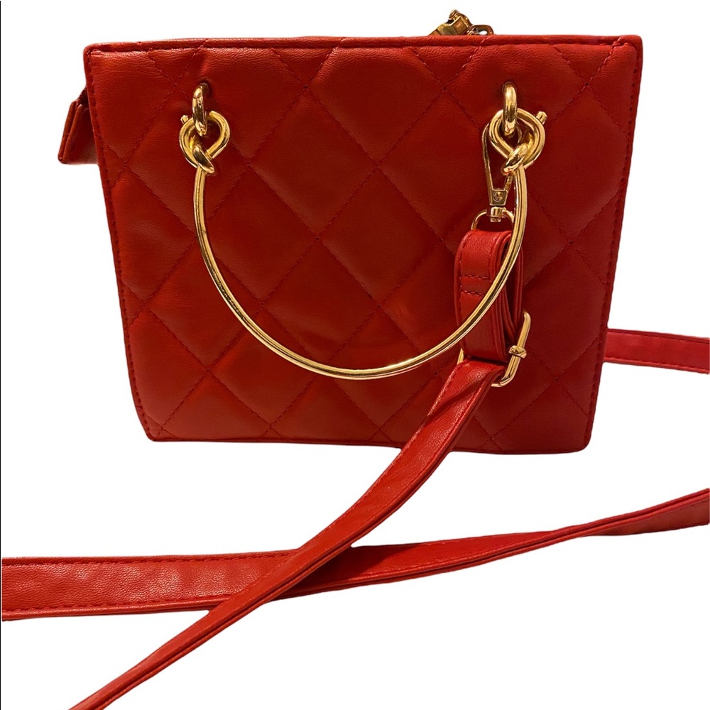 Badgley Mischka Small Quilted Tote - Picture 4 of 8